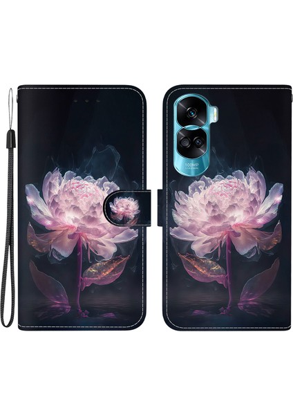 Honor 90 Lite 5g / X50I 5g Vaka Deseni Baskı Anti-Drop Telefon Kapağı (Yurt Dışından)