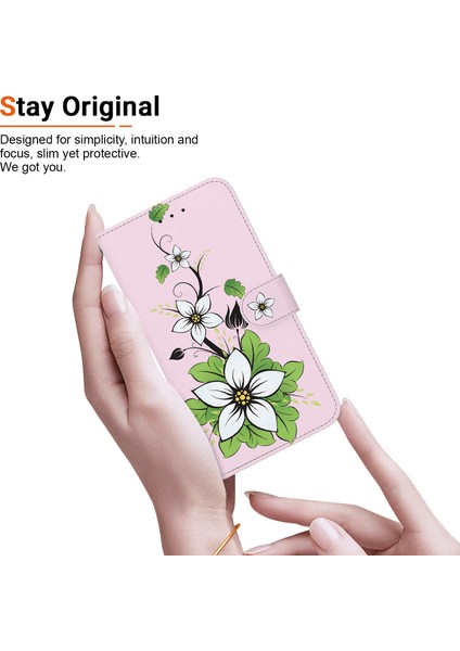 Honor X6A 4g Deri Kılıf Deseni Baskı Cüzdan Kapağı (Yurt Dışından)