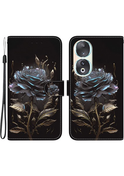 Honor 90 Vaka Deseni Baskısı Şok Geçirmez Telefon Kapağı (Yurt Dışından)