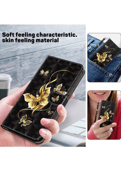 Honor 90 Baskı Deri Flip Cüzdan Telefon Kapağı (Yurt Dışından)