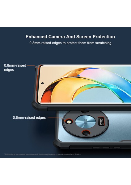 Honor X9B 5g Şok Geçirmez Telefon Kasası Akrilik+Tpu Telefon Arka Kapak Kabuğu (Yurt Dışından)