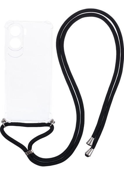 Honor X50I 5g / 90 Lite 5g Telefon Kılıfı Kesin Kesim Tpu Telefon Kapağı Lanyard ile (Yurt Dışından)