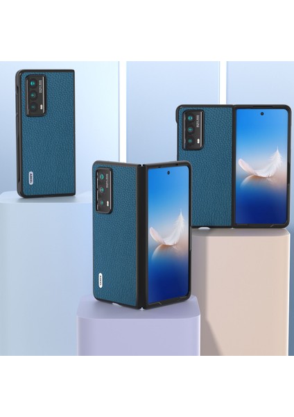 Honor Magic Vs2 5g Inek Deri Litchi Doku Telefon Kapağı (Yurt Dışından)