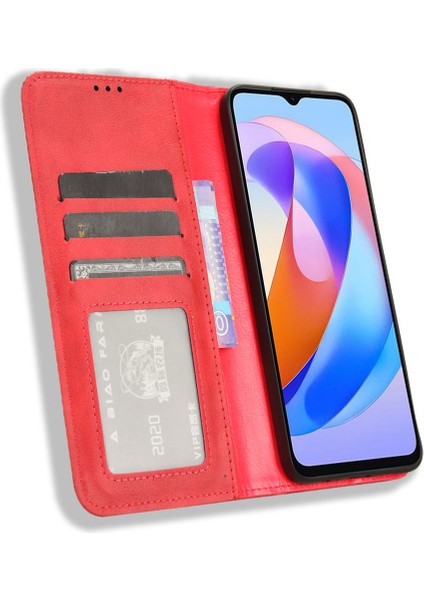 Honor X5 Plus / Play 40C 5g Stand Cüzdan Cep Telefonu Kapağı (Yurt Dışından)