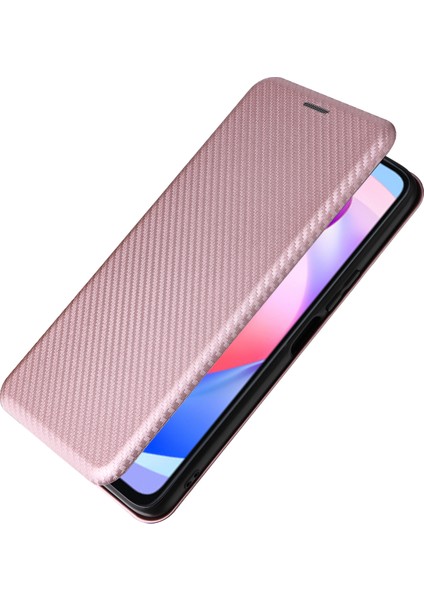 Honor X6A 4g Kasa Kplus Sahibi Düşme Geçirmez Karbon Fiber Doku Deri Kapak (Yurt Dışından)
