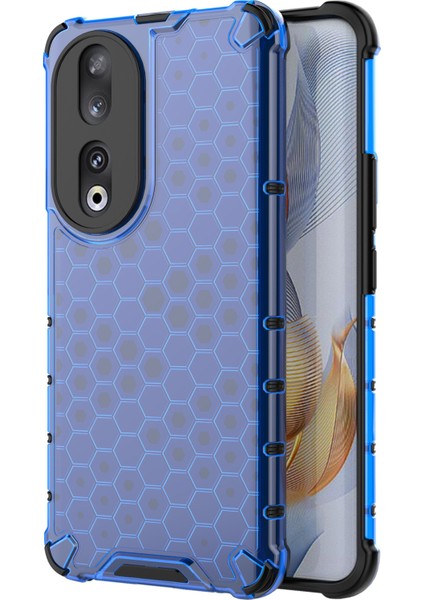 Honor 90 Honeycomb Doku Tpu+Pc Bırak-Kötü Telefon Kapağı (Yurt Dışından)