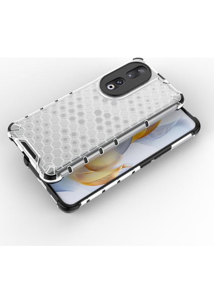 Honor 90 Honeycomb Doku Tpu+Pc Bırak-Kötü Telefon Kapağı (Yurt Dışından)
