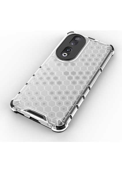 Honor 90 Honeycomb Doku Tpu+Pc Bırak-Kötü Telefon Kapağı (Yurt Dışından)