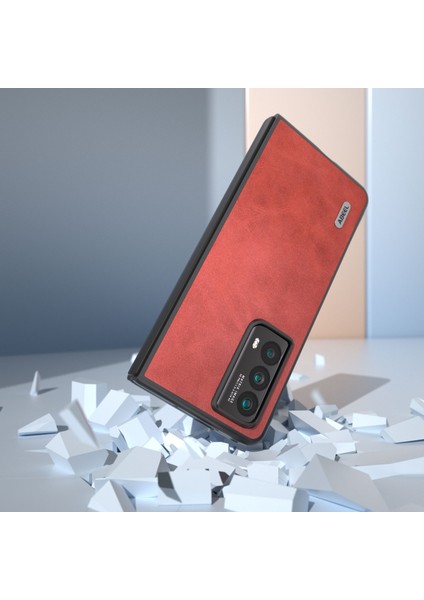 Honor Magic Vs2 5g Pu Deri+Pc Telefon Kapağı (Yurt Dışından)