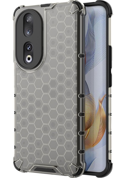 Honor 90 Honeycomb Doku Tpu+Pc Bırak-Kötü Telefon Kapağı (Yurt Dışından)