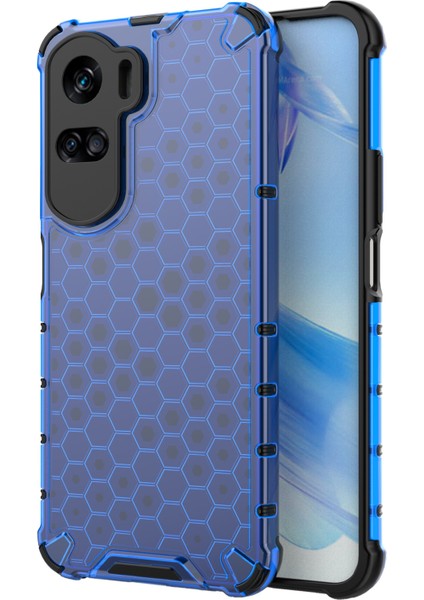 Honor 90 Lite 5g Kapak Anti-Çizelge Tpu+Pc Petek Doku Telefon Kılıfı (Yurt Dışından)