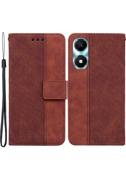 Honor X5 Plus / Play 40C 5g Deri Kılıf Baskılı Telefon Cüzdan Stand Kapağı (Yurt Dışından)