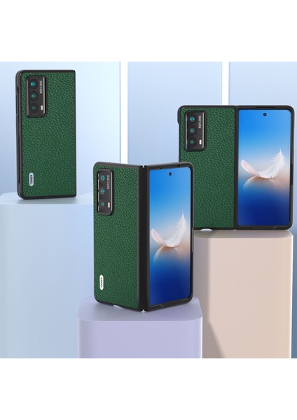 Honor Magic Vs2 5g Inek Deri Litchi Doku Telefon Kapağı (Yurt Dışından)