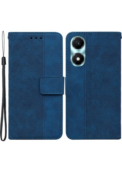 Honor X5 Plus / Play 40C 5g Deri Kılıf Baskılı Telefon Cüzdan Stand Kapağı (Yurt Dışından)