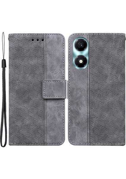 Honor X5 Plus / Play 40C 5g Deri Kılıf Baskılı Telefon Cüzdan Stand Kapağı (Yurt Dışından)