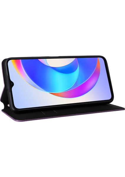 Honor X5 Plus / Play 40C 5g Kasa Tamamen Sarılmış Pu Deri Stand Kapağı (Yurt Dışından)