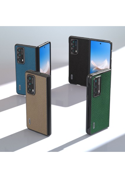 Honor Magic Vs2 5g Inek Deri Litchi Doku Telefon Kapağı (Yurt Dışından)