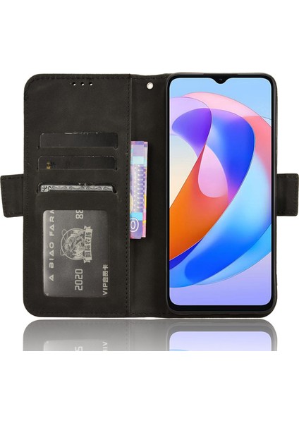 Honor X5 Plus / Play 40C 5g Deri Kılıf Telefon Kapağı Cüzdan Standı (Yurt Dışından)