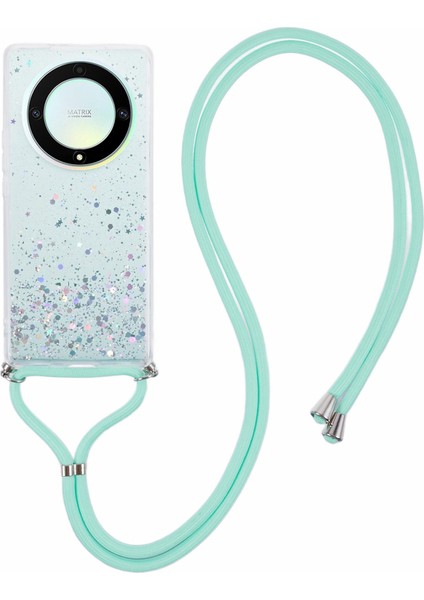 Honor X9A 5g / X40 5g / Magic5 Lite 5g Tpu Kılıf Kordonlu Sparkle Epoksi Ince Telefon Kapağı (Yurt Dışından)