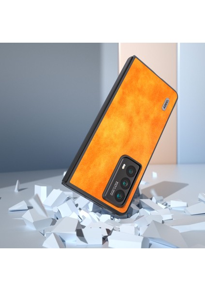 Honor Magic Vs2 5g Litchi Doku Pu Deri Telefon Kapağı (Yurt Dışından)