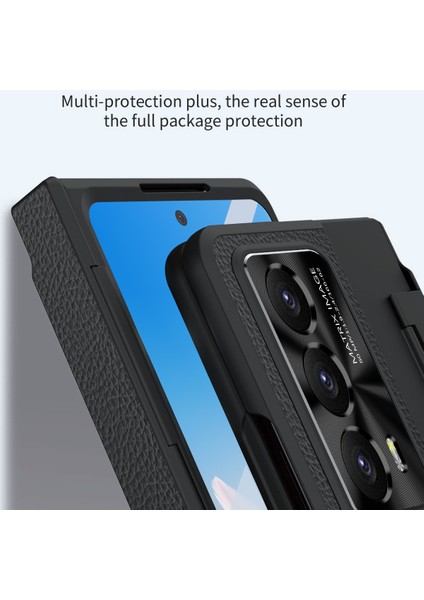 Honor Magic Vs2 5g Deri+Pc Telefon Kapağı (Yurt Dışından)