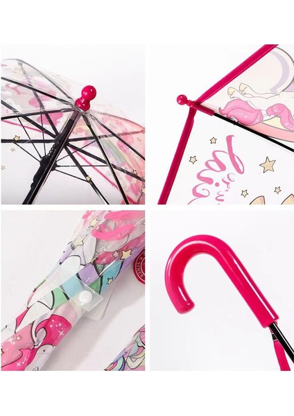 Çocuk Şeffaf Şemsiye - Yeşil (Yurt Dışından) fiyatları