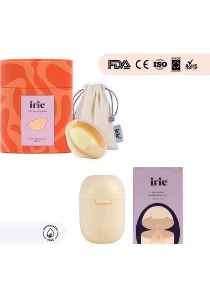 Irie Adet Diski - Menstrual Disc + Mikrodalga Sterilizasyon Kabı