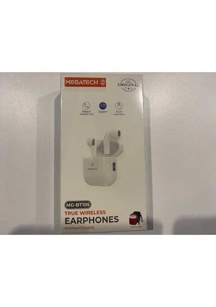 MG-BT105 True Earphones Bluetooth Kablosuz Kulaklık