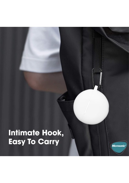 Oppo Enco Air 2i Kılıf Askılı Mat Silikon Pembe fırsatları