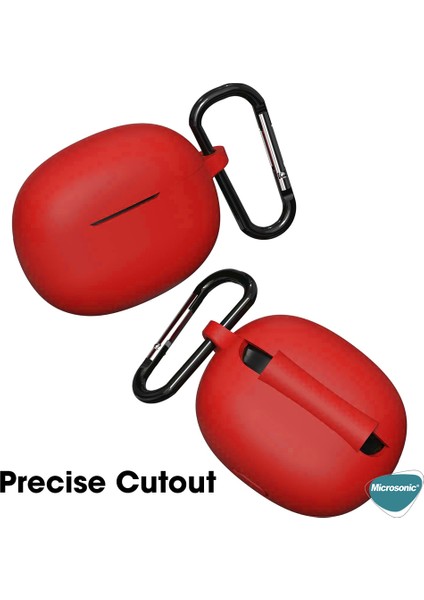 Realme Buds T100 Kılıf Askılı Mat Silikon Beyaz indirimleri