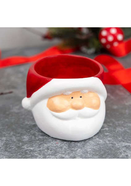 2'li Noel Baba Saksı