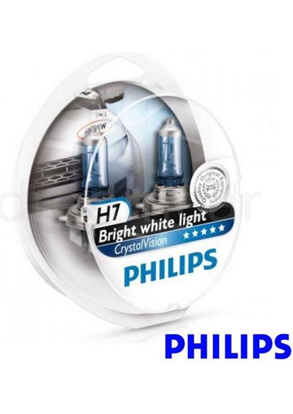 H7 Crystal Vision Parlak Beyaz Işık 4300K Made in Germany