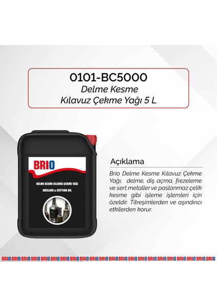 Delme Kesme Kılavuz Çekme Yağı 5L