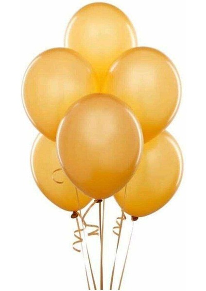 Metalik Gold Balon 60 Adet 12 Inc Lateks Balon