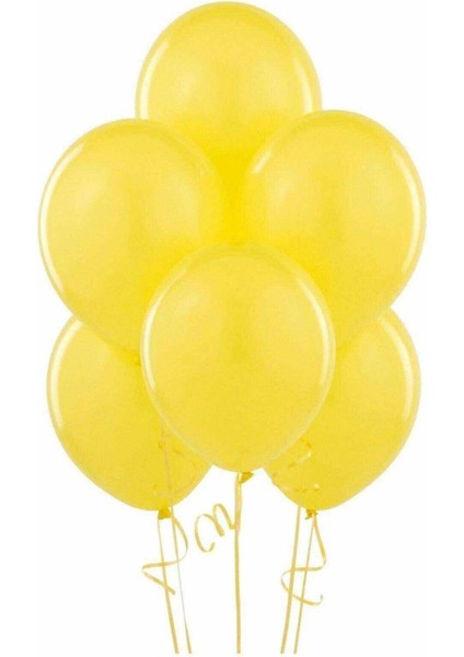 Metalik Sarı Balon 40 Adet 12 Inc Lateks Balon