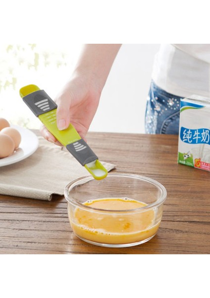 Çift Taraflı 9 Kademe Ölçekli Miktar Ölçme Kaşığı fırsatları