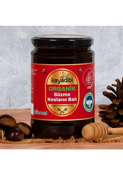 Organik Süzme Kestane Balı 850 gr