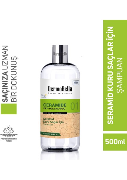 Seramid Kuru Şaçlar Için Şampuan 500 Ml