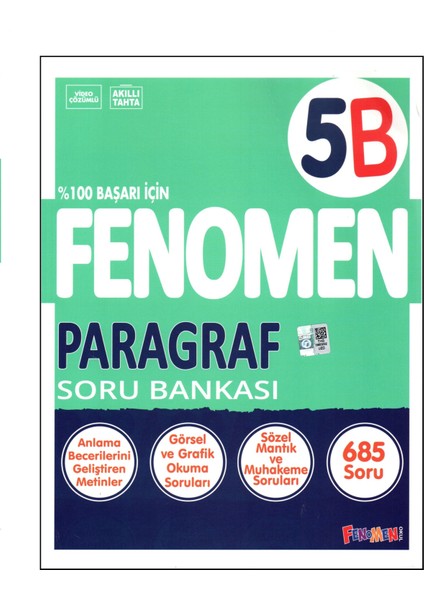 Gama Yayınları Fenomen 5. Sınıf Paragraf Soru Bankası