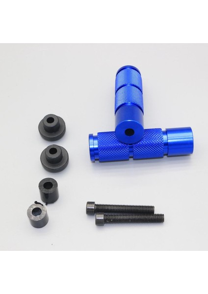 Evrensel Cnc Motosiklet Scooter Dirt Bisiklet Atv Ayak Dönemi Ayak Pegs Mavi (Yurt Dışından)