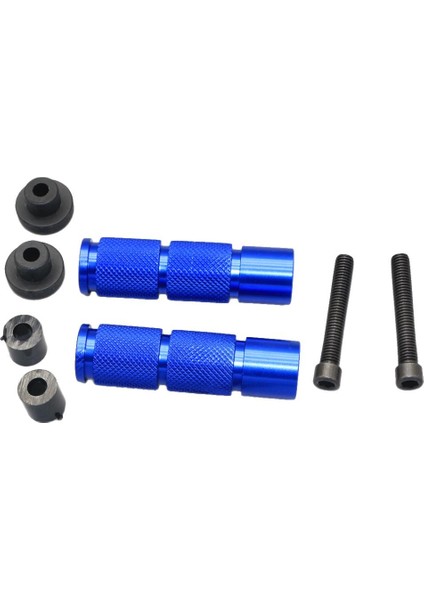 Evrensel Cnc Motosiklet Scooter Dirt Bisiklet Atv Ayak Dönemi Ayak Pegs Mavi (Yurt Dışından)