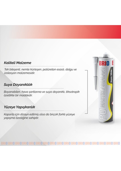 Pu Mastik 280 Ml 40S Beyaz modelleri