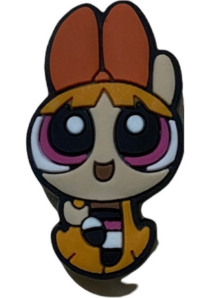 Powerpuff Girls Blossom Temalı Temalı Jibbitz Crocs Terlik Süsü