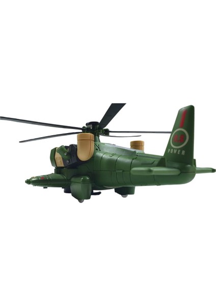 Yerde Gezen Çarp Dön Savaş Helikopteri 30 cm - 8811-25