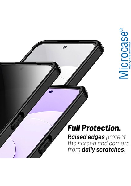 Oneplus Nord Ce 3 Lite Luna Serisi Köşe Korumalı Sert Rubber Kılıf - AL3422 Siyah