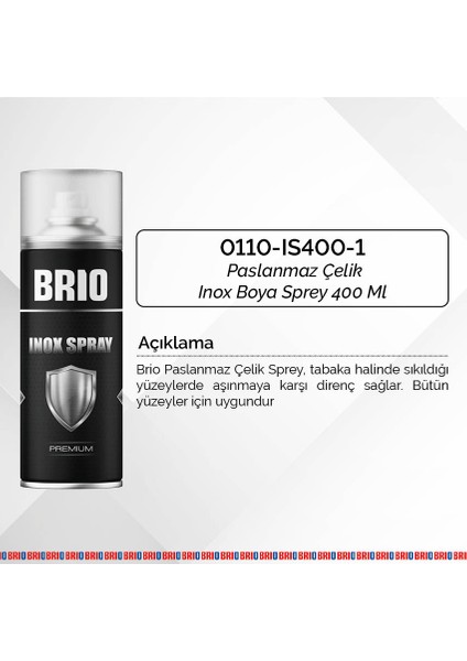 İnox Sprey 400 Ml Açık Renk