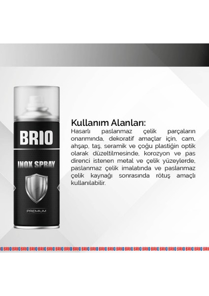 İnox Sprey 400 Ml Açık Renk