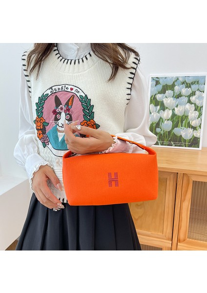 Düz Renk Kozmetik Büyük Kapasiteli Seyahat Taşınabilir Tuvalet Çanta (Yurt Dışından) fiyatları