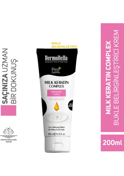 Milk Keratin Complex Bukle Şekillendirici Saç Kremi 200 ml