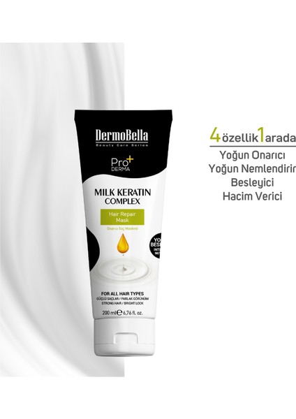 Milk Keratin Complex Şaç Maskesi 200 ml fırsatları